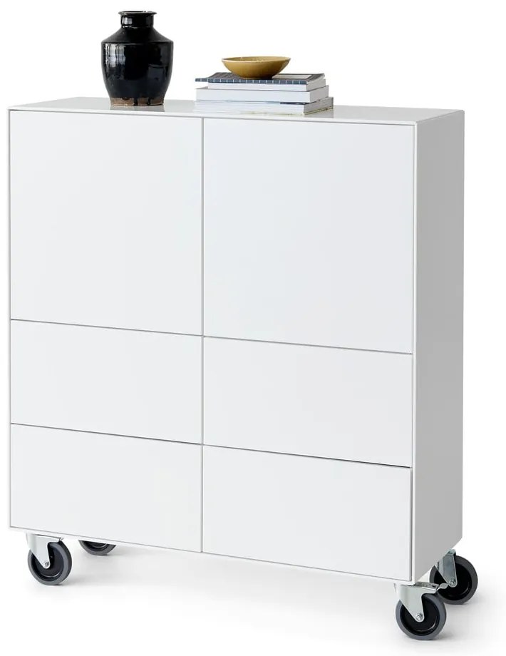 Бял висок скрин 91x103 cm Edge by Hammel - Hammel Furniture