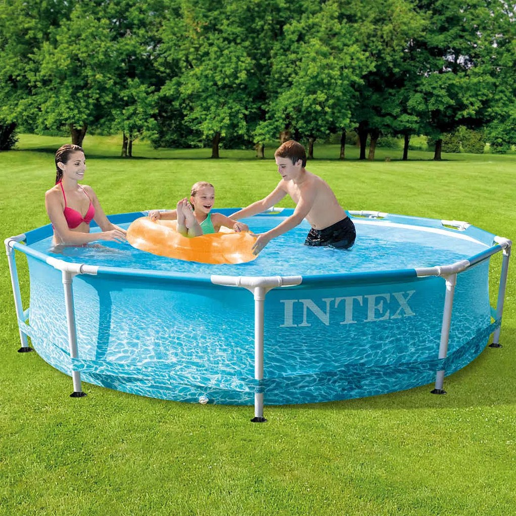 92515 INTEX Плажен басейн с метална рамка, 305x76 см
