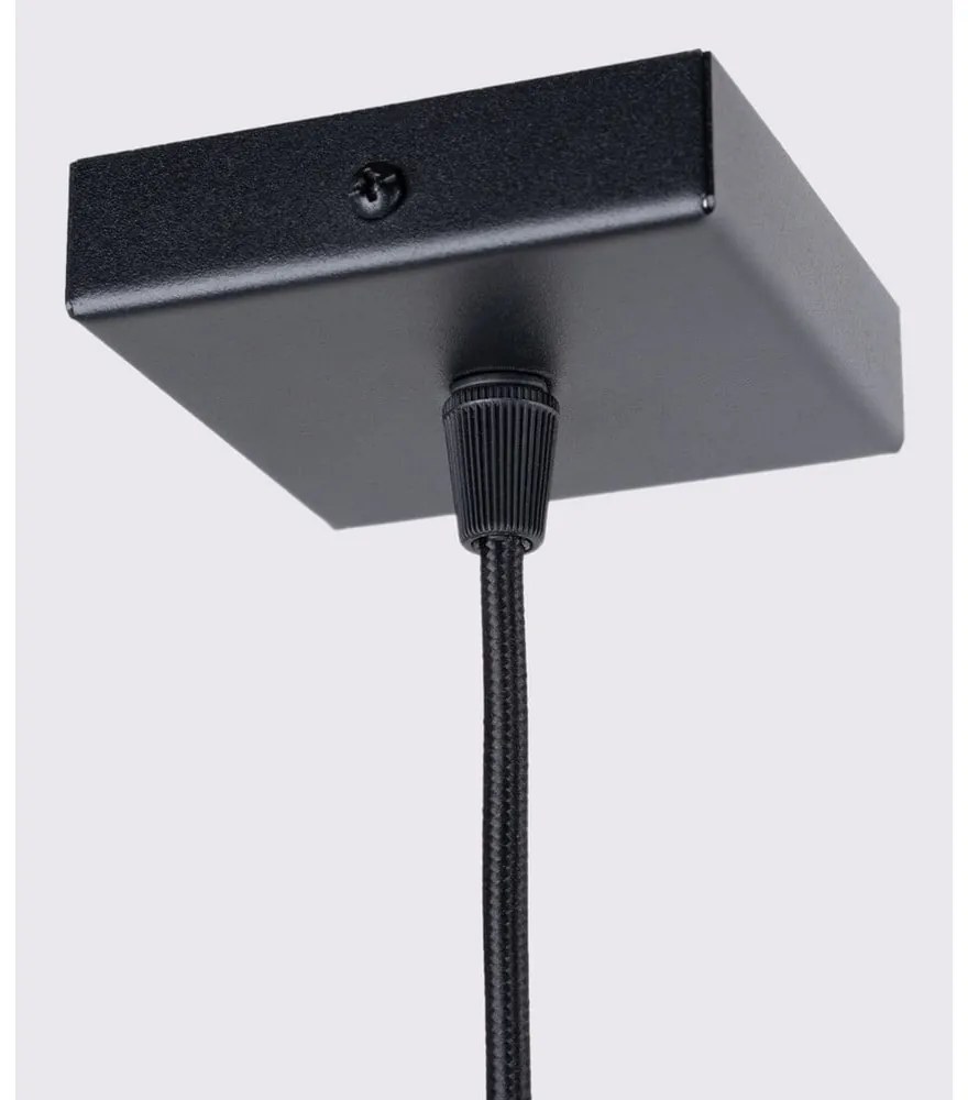 Черно висящо осветително тяло Gleam – Sollux