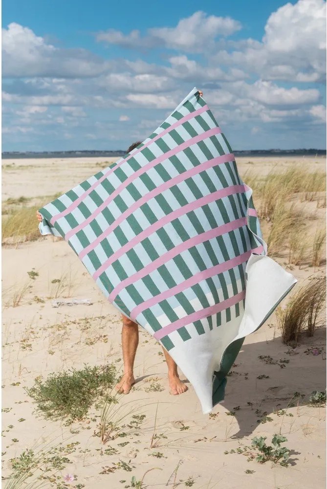 Зелено/розово одеяло 160x200 cm Onu – noo.ma