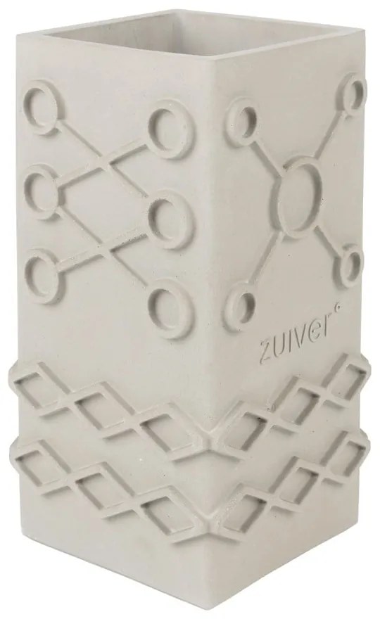 Светлосива бетонна ваза Graphic - Zuiver