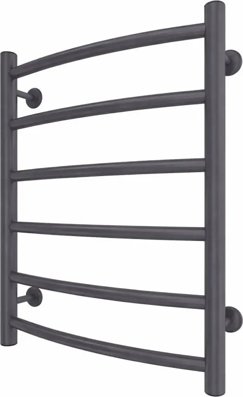 Стълбовиден радиатор за баня INOX CLASSIC 120W/230V 57x43 cm инокс/антрацит