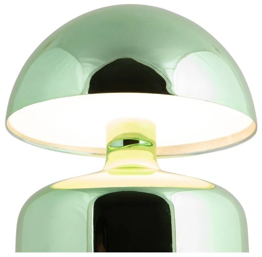 Светлозелена LED настолна лампа с метален абажур (височина 14 cm) Impetu – Leitmotiv