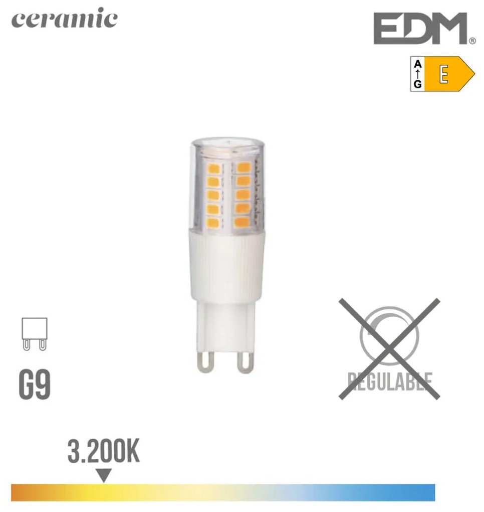 LED крушка EDM 650 Lm 5,5 W E G9 (3200 K)