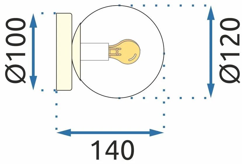 Аплик APP1250-1W Gold