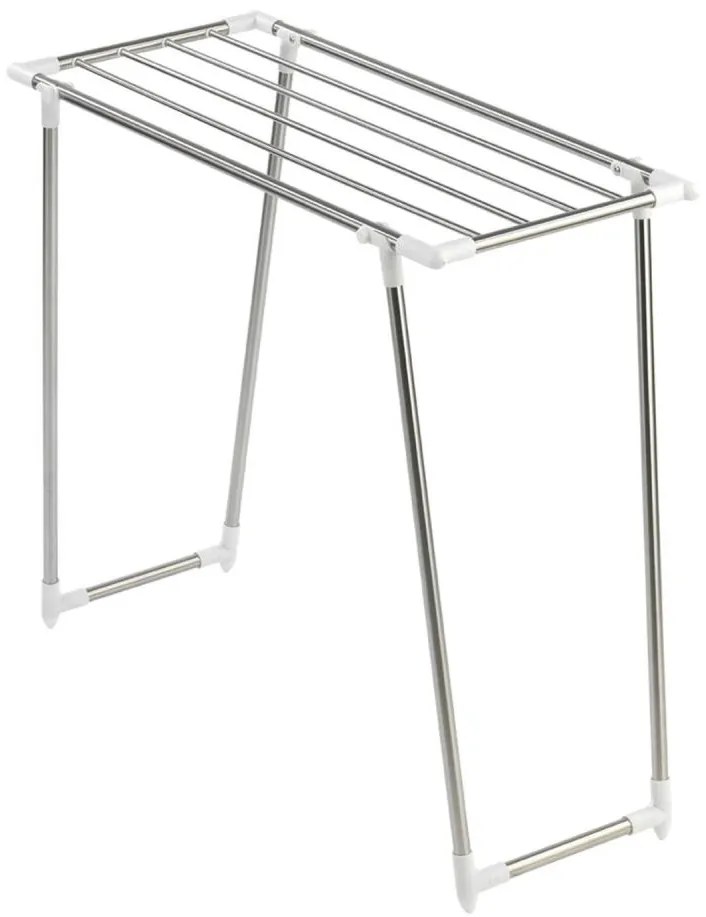 WENKO 3774020100 - Сушилник за пране PROFI SINGLE 87 x 79 см неръждаема стомана/сребрист/бял