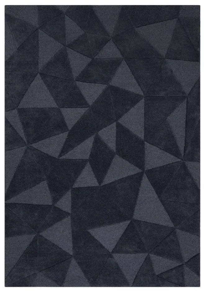 Сив вълнен килим 170x120 cm Shard - Flair Rugs