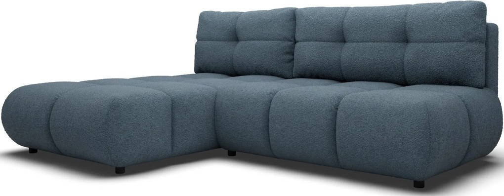 Ъглов Диван Лимо - Син - Ляв