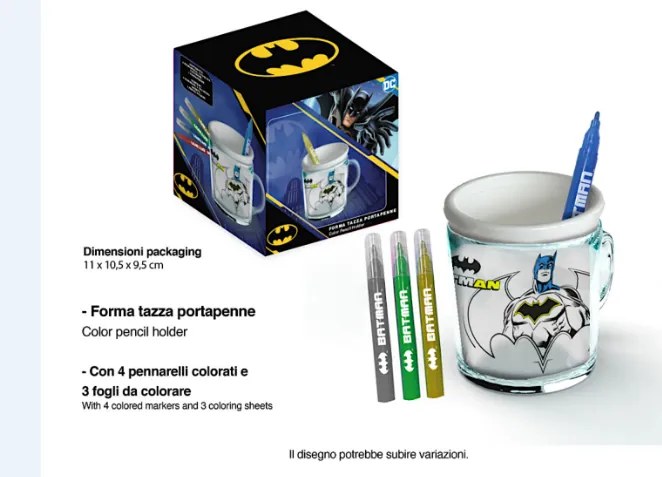 Disney - BATMAN моливник за оцветяване