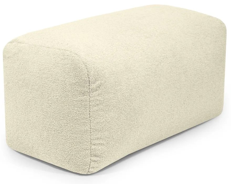 Светлосив пуф от букле Plus 100 Lounge – SLOWDOWN