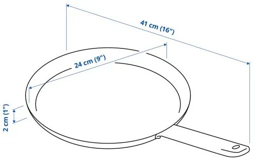 IKEA 365+ тиган за палачинки, незалепващо покритие 105.806.97