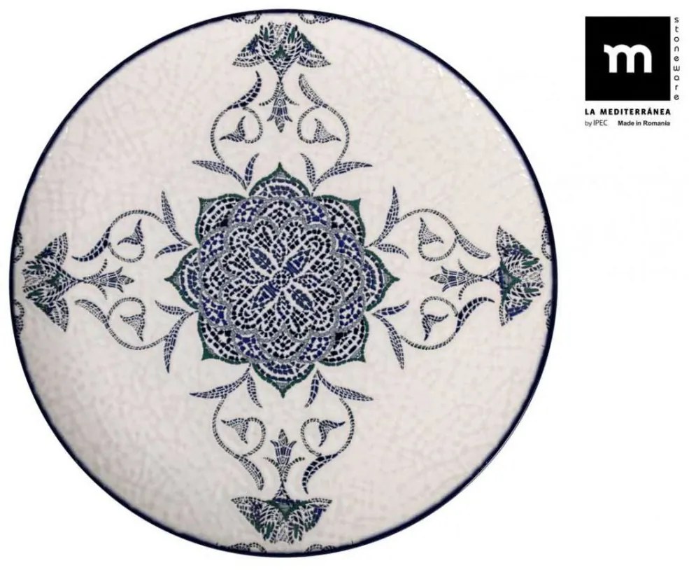Основна чиния LA MEDITERRANEA Rosetta, 33 cm, порцелан