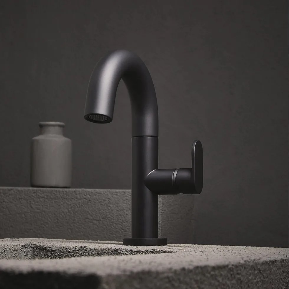 Кран за мивка Vicario Slim-Черен - Mat