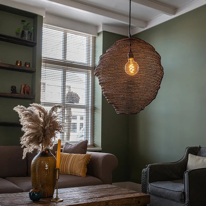 Ориенталски висящ аплик черен - Nidum Gran