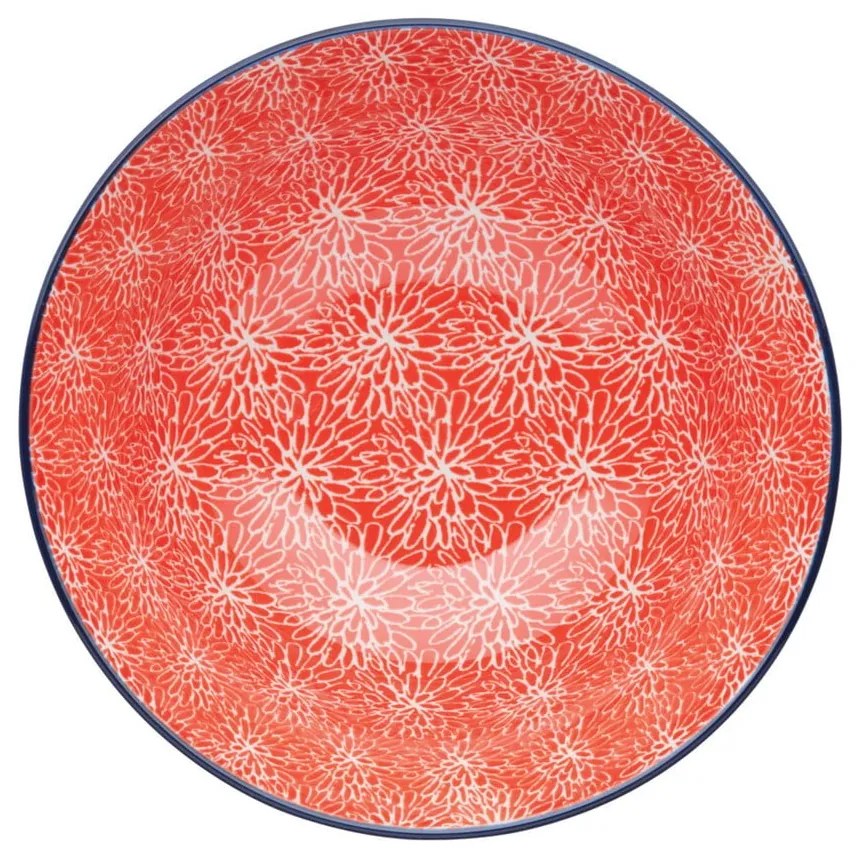 Червена керамична купа , ø 16 cm Floral - Kitchen Craft