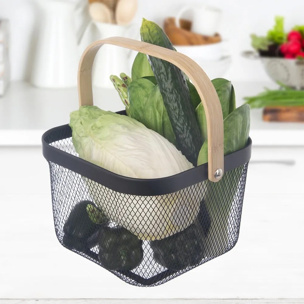 Телена метална кошница 24,5x24,5x30 cm Radka – Orion