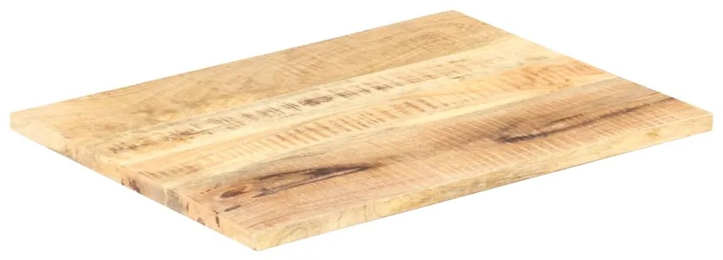 286028 vidaXL Плот за маса, мангово дърво масив, 25-27 мм, 80x70 cм