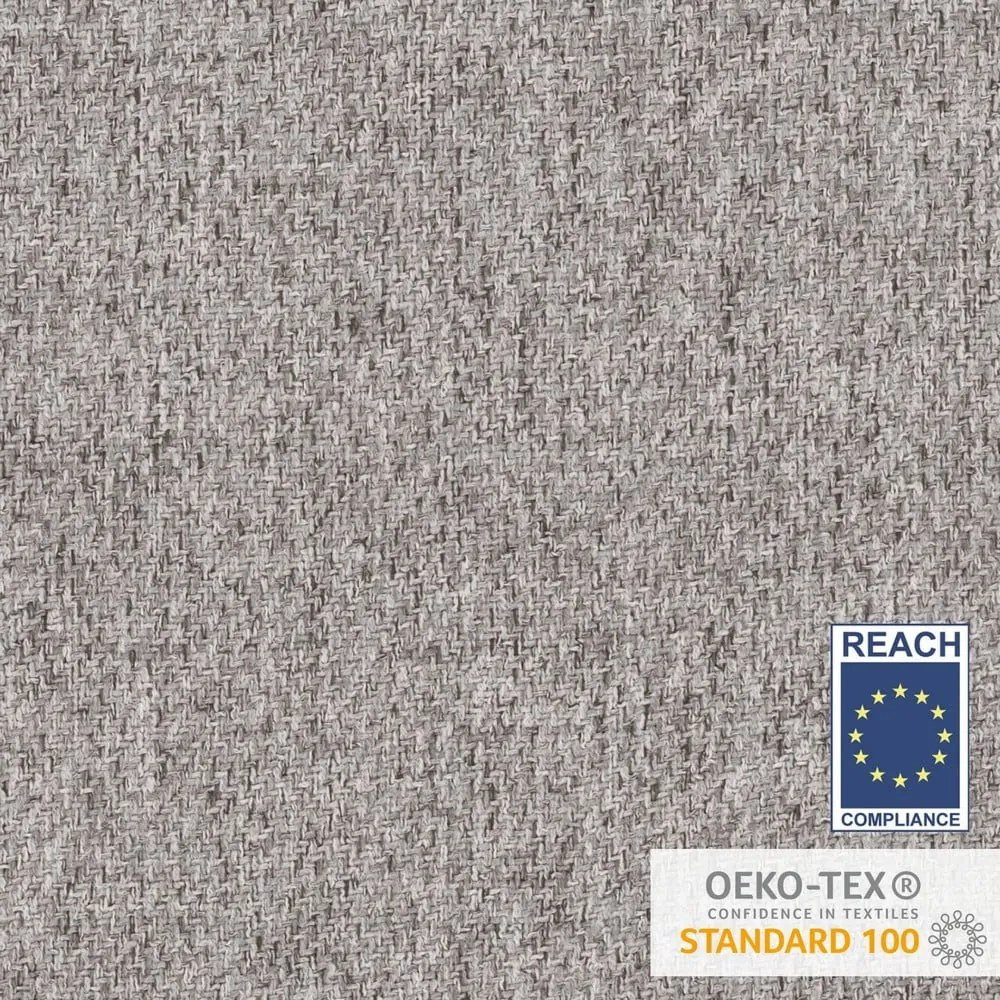 Светлокафяво тапицирано единично легло 90x200 cm Scala – Maison de Rêve