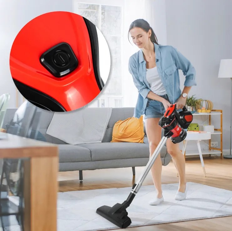 Ръчна прахосмукачка Vertical Turbo Cyclone 5 в 1 600W без торбичка