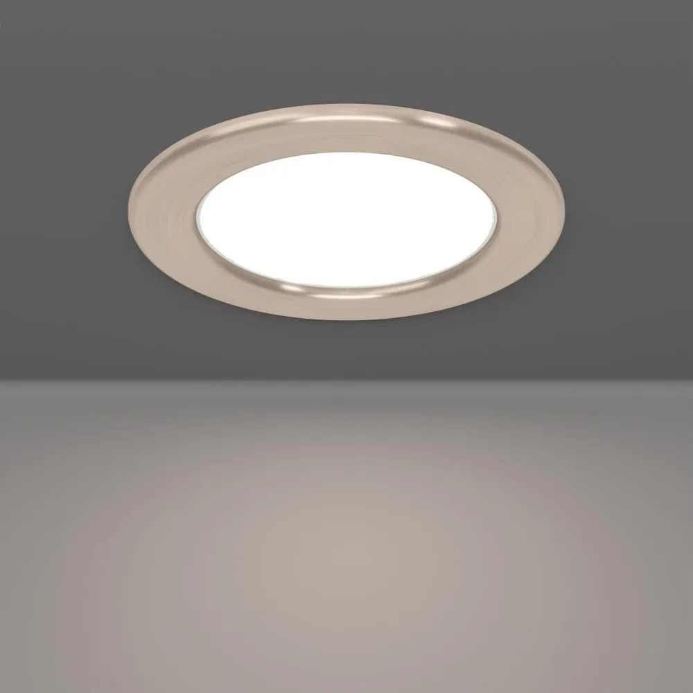 Eglo 901405 - Вградено LED осветително тяло FUEVA LED/6,3W/230V Ø11,9 см хром