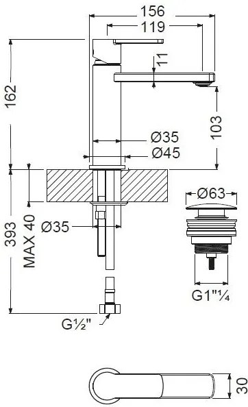 Кран за мивка Armando Vicario Glam