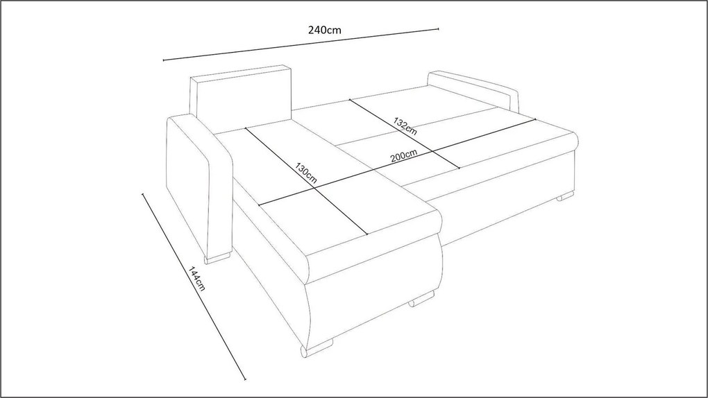 Ъглов диван Eibar-Mauro-Leuko