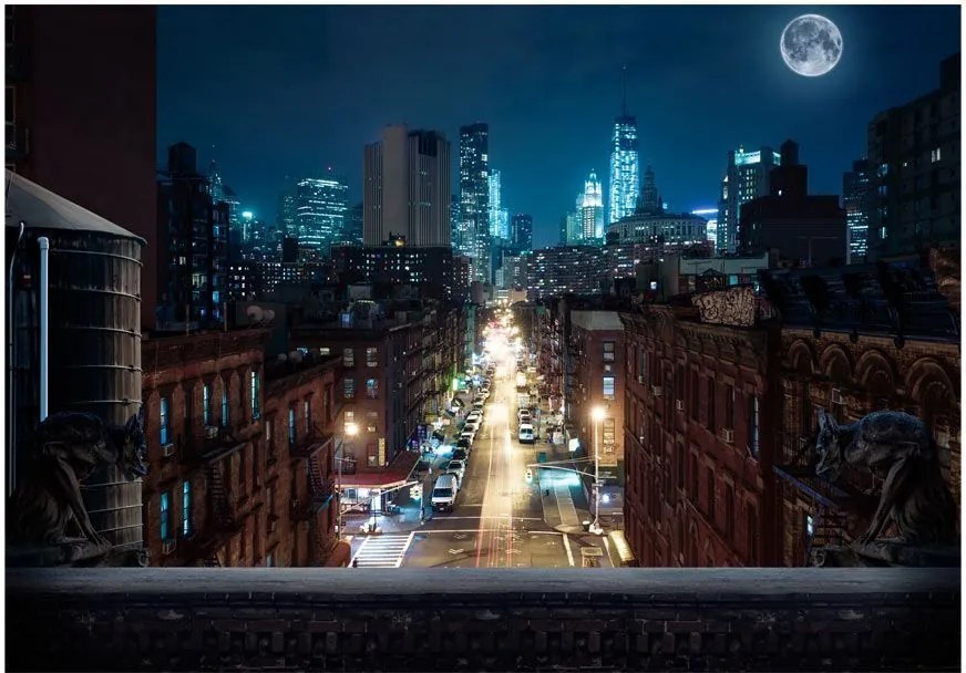 Самозалепващ се фототапет - Sleepy New York - 441x315