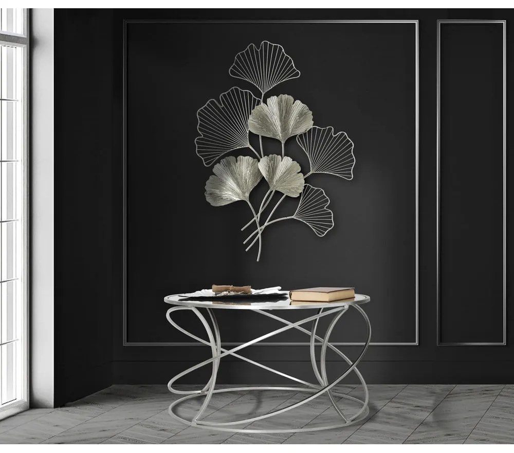 Метална декорация за окачване в сребристо Mauro Ferretti Сребро, 62 x 86 cm Goxy - Mauro Ferretti