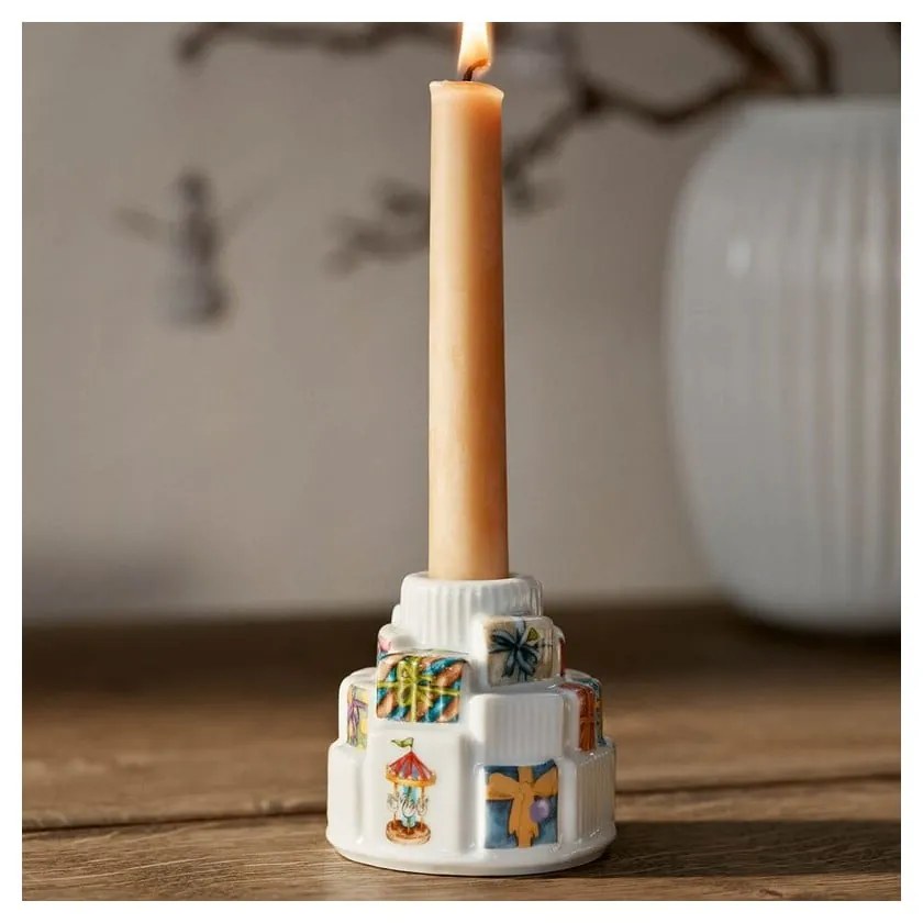 Керамичен свещник с коледен мотив Hammershøi Christmas Gifts – Kähler Design
