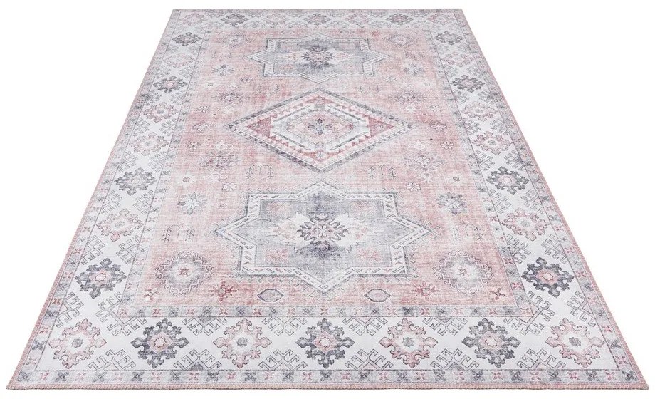 Светлорозов килим , 80 x 150 cm Gratia - Nouristan