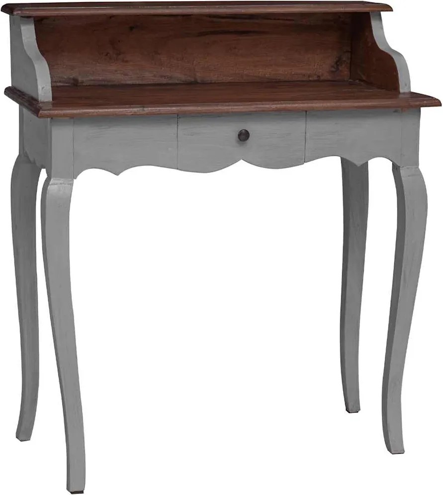 244503 vidaXL Писалище, масивно махагоново дърво, 80x40x92 см