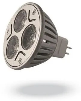 LED луничка 3х1W, цокъл MR16, DC12V, клас A