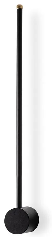 Черна LED стенна лампа ø 7 cm Sword – Opviq lights
