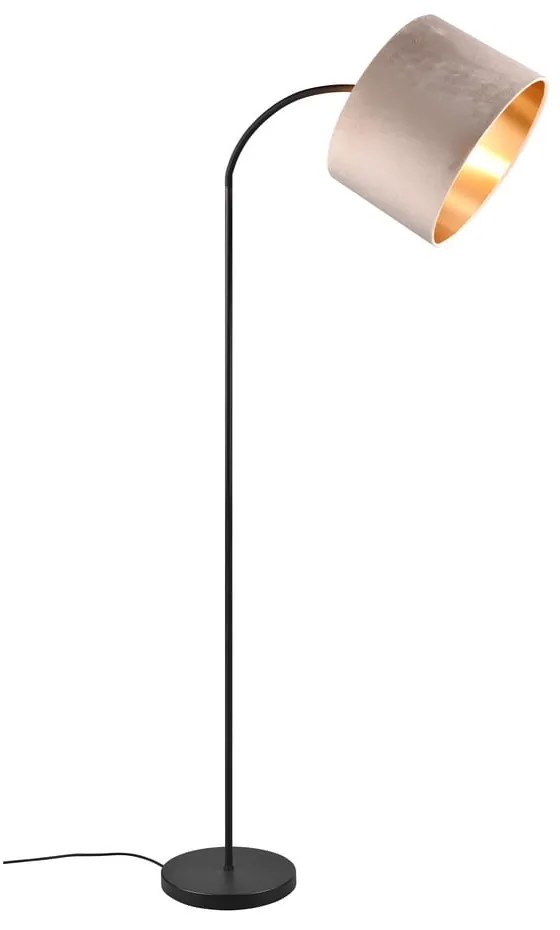 Подова лампа в черно и бежово (височина 205 см) Julieta - Trio