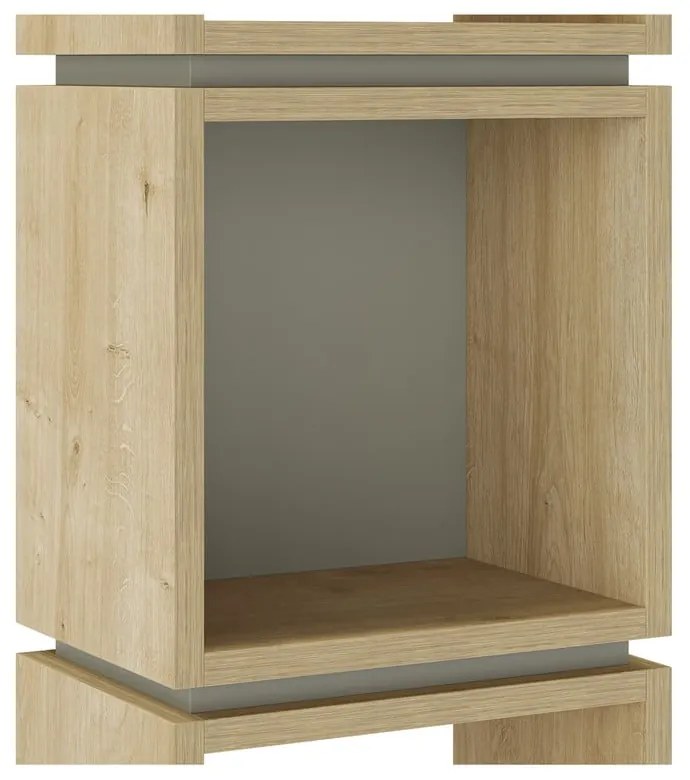 Зелено-естествена библиотека от декор от дъб 32x167 cm Lofty – Marckeric