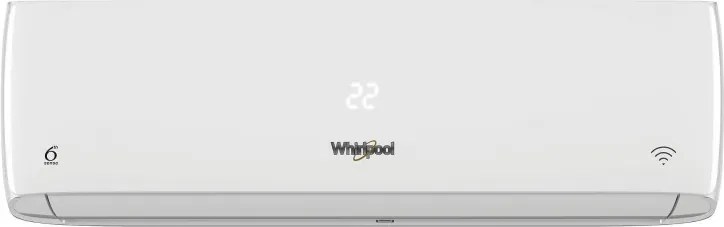 Климатик Whirlpool SPICR309WF, 9000 BTU, 25 м2, А++, Wi-Fi, 6TH SENSE, HEPA, Бял