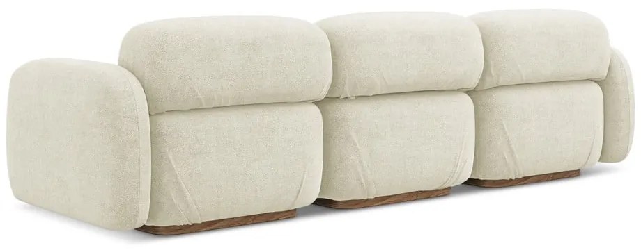 Кремав модулен диван от букле 270 cm Ailani – Makamii