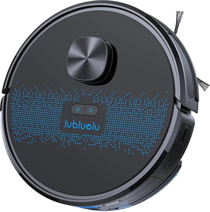 Втора ръка: Прахосмукачка робот със станция Lubluelu SL60 Plus, 42W, Моп, LiDAR, Автономия 120 минути, 2600 mAh, Черен