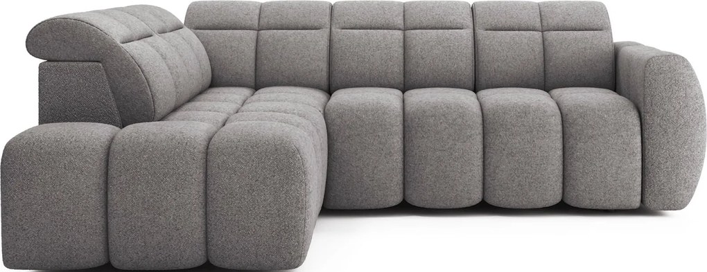 Ъглов диван Chicago-Тъмносив-Ляв