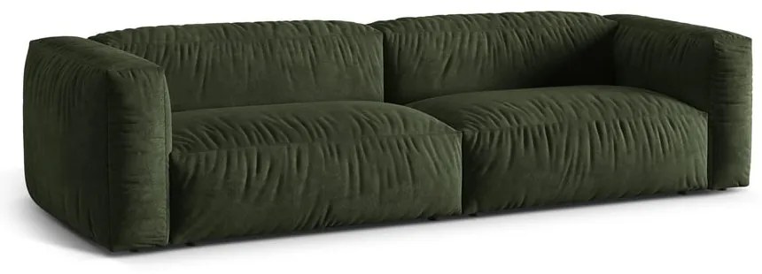 Зелен кадифен модулен диван 320 cm Martina – Micadoni