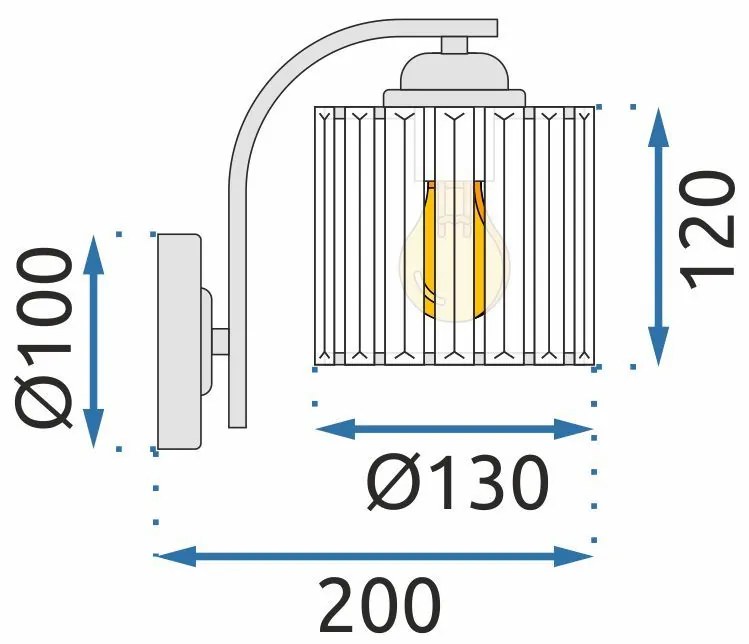 Лампа Lampa APP509-1W