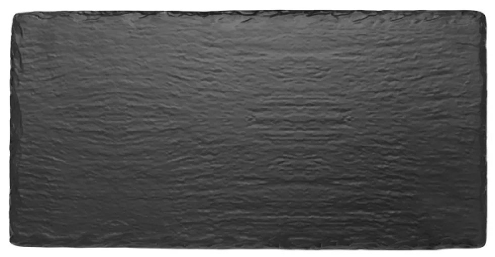 Kulsan - Меламиново плато правоъгълно 16,2x32,5xh1см GN1/3 BLACK SLATE EFFECT-(47013.BL)