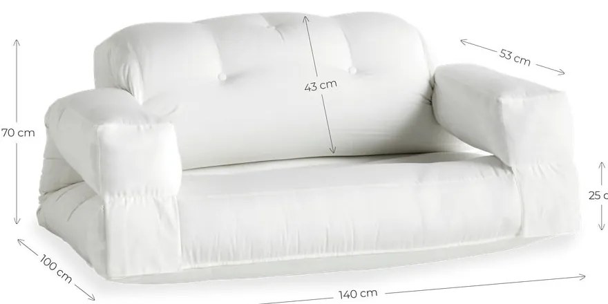 Design OUT™ Бежов външен диван Beige Hippo - Karup Design