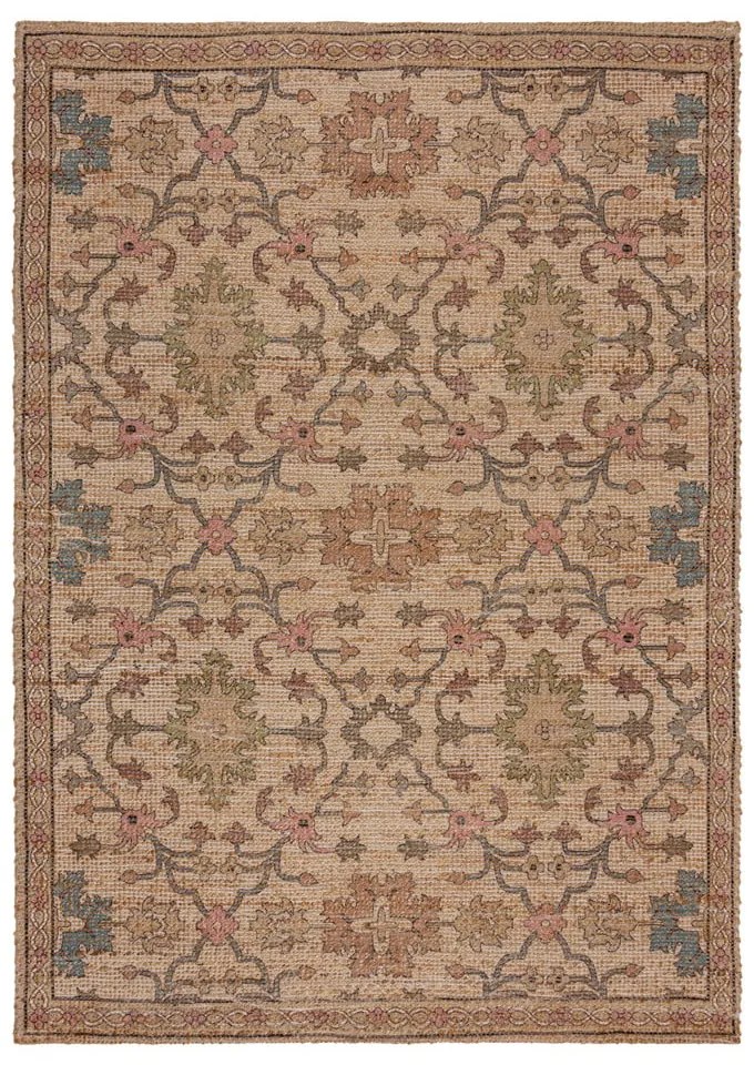Ръчно изработен килим със смес от юта в естествен цвят 80x150 cm Celine Jute Global – Flair Rugs