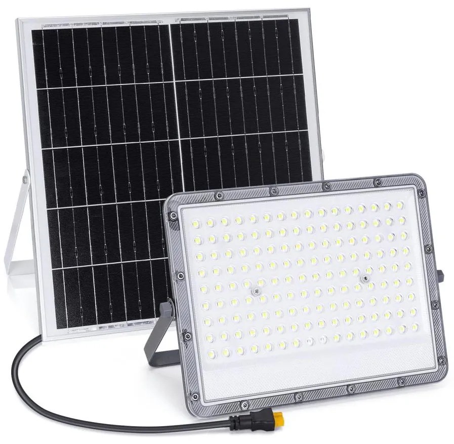 Aigostar - LED соларен прожектор 200W, 3,2V, IP65, с димер и дистанционно