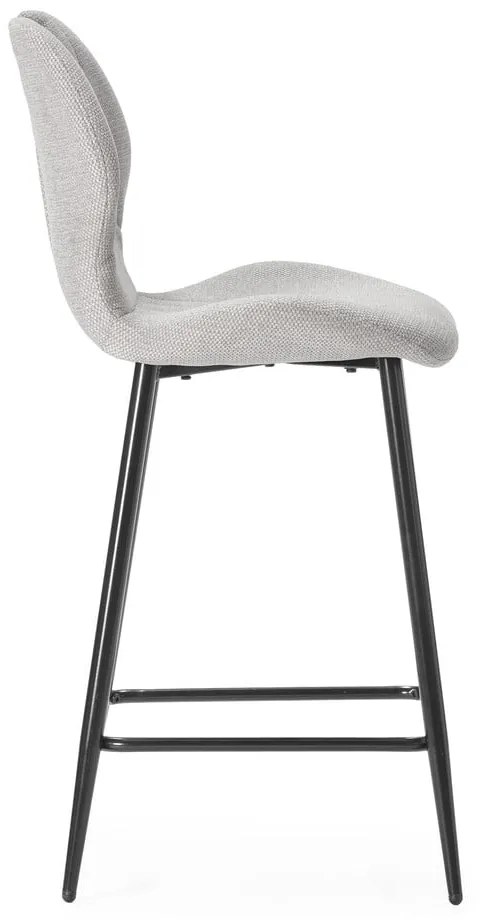 Бежови тапицирани бар столове в комплект 2 бр. (височина на седалката 65 cm) Muli – Marckeric