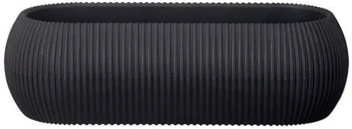 Horecano - Кашпа за кактус №1 - 20.8x8.7xh6.8cm 550ml АНТРАЦИТ (G-371-A)