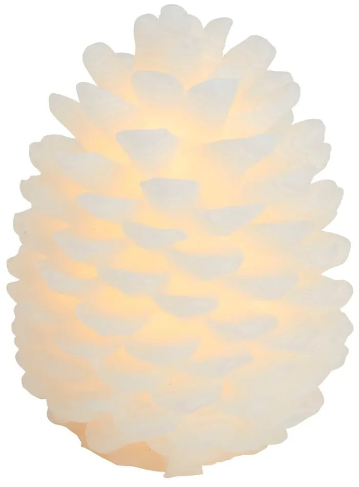 Бяла коледна светлинна украса ø 14 cm Clara – Sirius