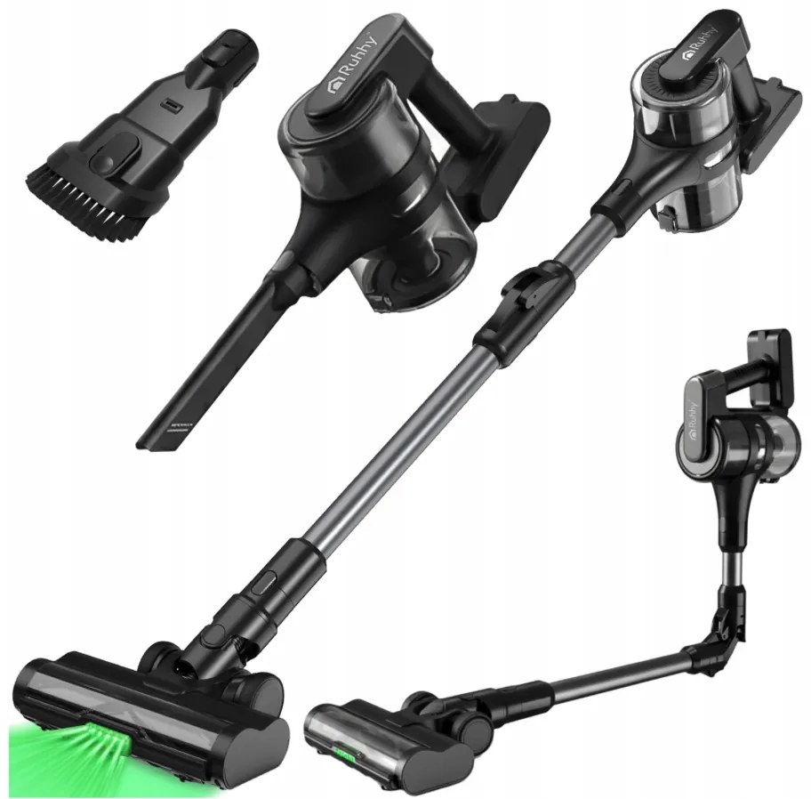 Акумулаторна прахосмукачка с пръчка LUNPRO 400 W с LED осветление