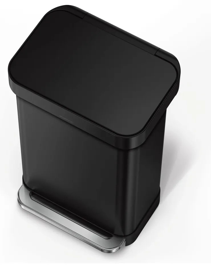 Стоманен кош за отпадъци с педали 45 л - simplehuman